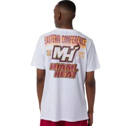 Clearance T-shirt da Uomo bianca in Cotone con stampa NBA Uomo Abbigliamento Nba|Abbigliamento Sportivo Uomo
