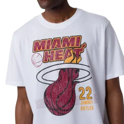 Clearance T-shirt da Uomo bianca in Cotone con stampa NBA Uomo Abbigliamento Nba|Abbigliamento Sportivo Uomo