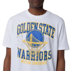 Discount T-shirt da Uomo bianca in Cotone con stampa Squadra NBA Uomo Abbigliamento Nba|T-Shirt Uomo