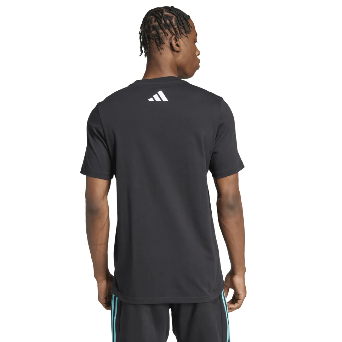 T-shirt da Uomo nera con logo x Mercedes-AMG Petronas F1 Team Uomo Abbigliamento Adidas|T-Shirt Uomo