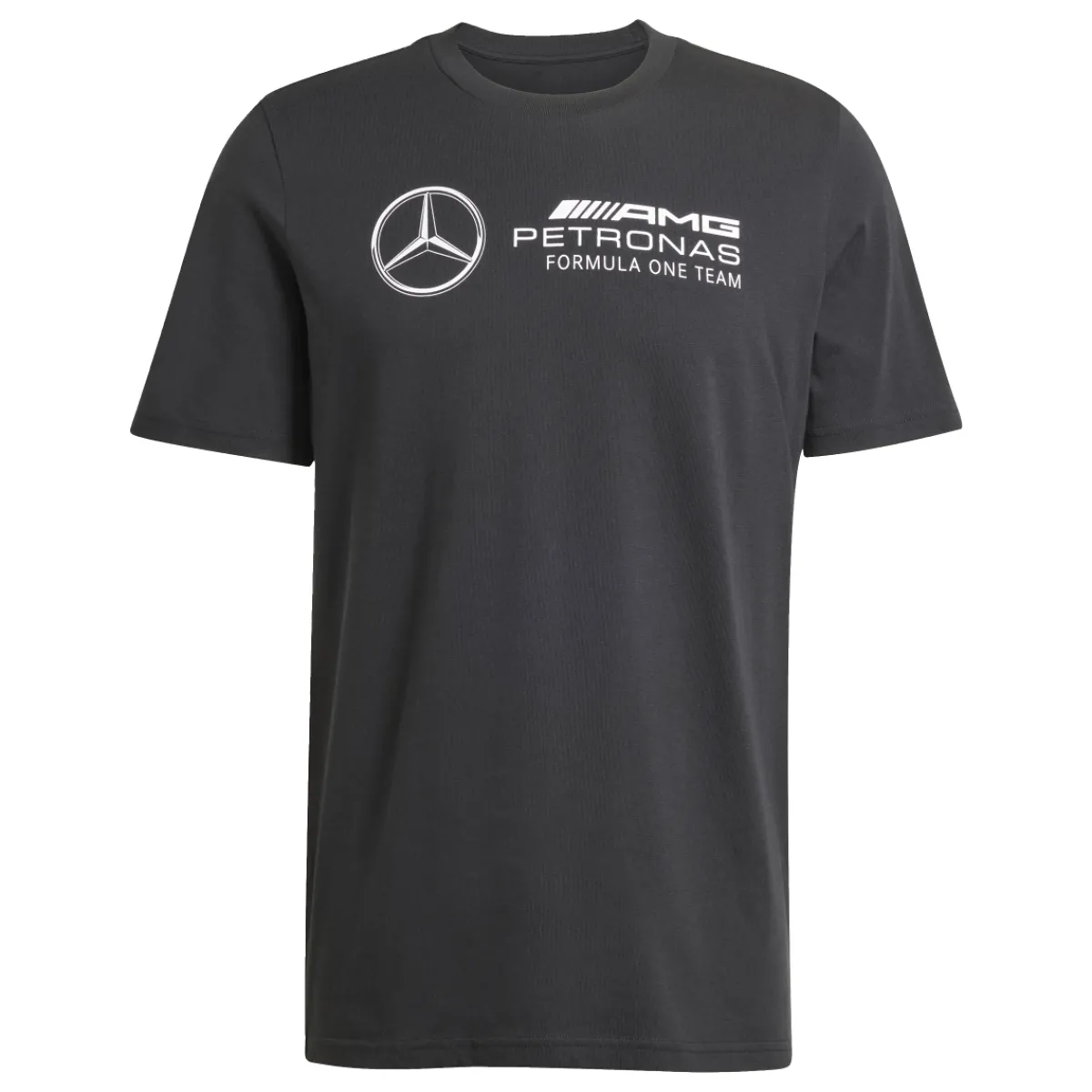 T-shirt da Uomo nera con logo x Mercedes-AMG Petronas F1 Team Uomo Abbigliamento Adidas|T-Shirt Uomo