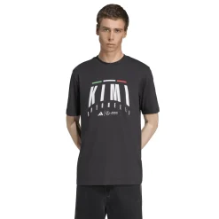 Online T-shirt da Uomo nera con logo x Mercedes-AMG Petronas F1 Team Kimi Antonelli Uomo Abbigliamento Adidas|T-Shirt Uomo