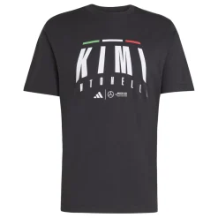 Online T-shirt da Uomo nera con logo x Mercedes-AMG Petronas F1 Team Kimi Antonelli Uomo Abbigliamento Adidas|T-Shirt Uomo