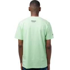Best T-shirt da uomo verde chiaro in cotone con logo e stampa Corse Uomo Abbigliamento Ducati|T-Shirt Uomo