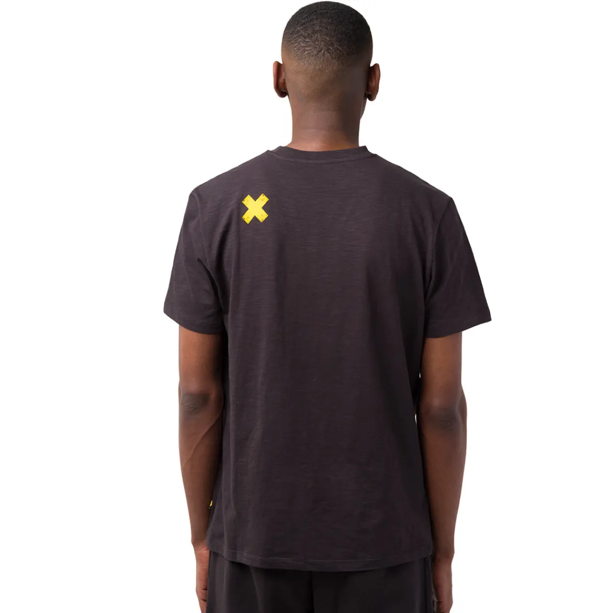 Best T-shirt girocollo nera da uomo con stampa frontale Scrambler Uomo Abbigliamento Ducati|T-Shirt Uomo