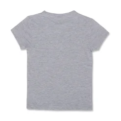 Outlet T-shirt grigia da bambina con stampa Bambino T-Shirt Bambino