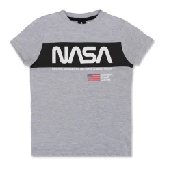 Sale T-shirt grigia da bambino con logo e bandiera USA Bambino T-Shirt Bambino