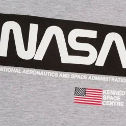 Sale T-shirt grigia da bambino con logo e bandiera USA Bambino T-Shirt Bambino