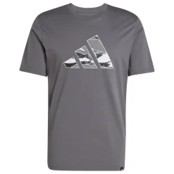Online T-shirt grigia da Uomo con logo Uomo Abbigliamento Adidas|T-Shirt Uomo
