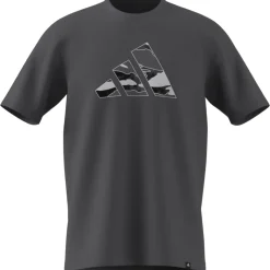 Online T-shirt grigia da Uomo con logo Uomo Abbigliamento Adidas|T-Shirt Uomo