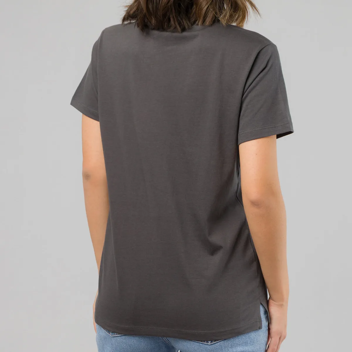 T-shirt grigio scuro da Donna con stampa Donna T-Shirt Donna|Abbigliamento Moda Donna