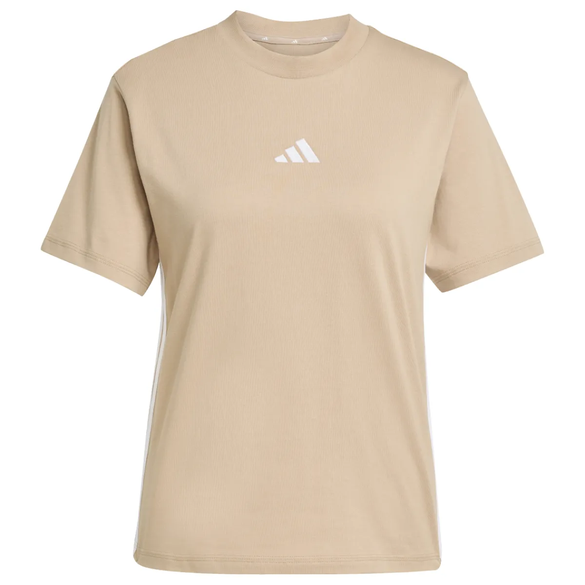 Hot T-shirt marrone da Donna con bande laterali SJ T Donna Abbigliamento Adidas|Abbigliamento Sportivo Donna