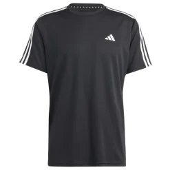 Outlet T-shirt nera da allenamento uomo Train Essentials 3-Stripes Uomo Abbigliamento Adidas|T-Shirt Uomo