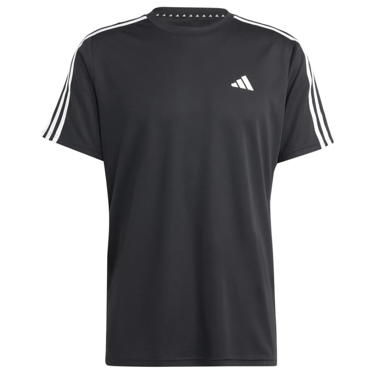 Outlet T-shirt nera da allenamento uomo Train Essentials 3-Stripes Uomo Abbigliamento Adidas|T-Shirt Uomo