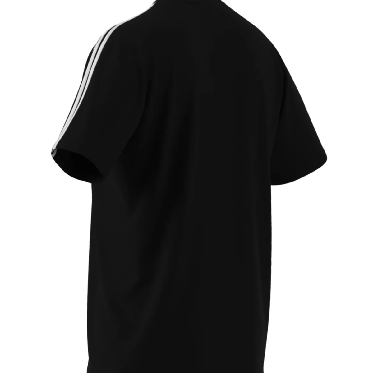 Outlet T-shirt nera da allenamento uomo Train Essentials 3-Stripes Uomo Abbigliamento Adidas|T-Shirt Uomo
