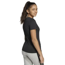 Hot T-shirt nera da Bambina con logo JG GLAM T Bambino Abbigliamento Adidas|T-Shirt Bambino