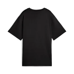 Sale T-shirt nera da Donna con logo frontale in contrasto Donna Abbigliamento Puma|T-Shirt Donna