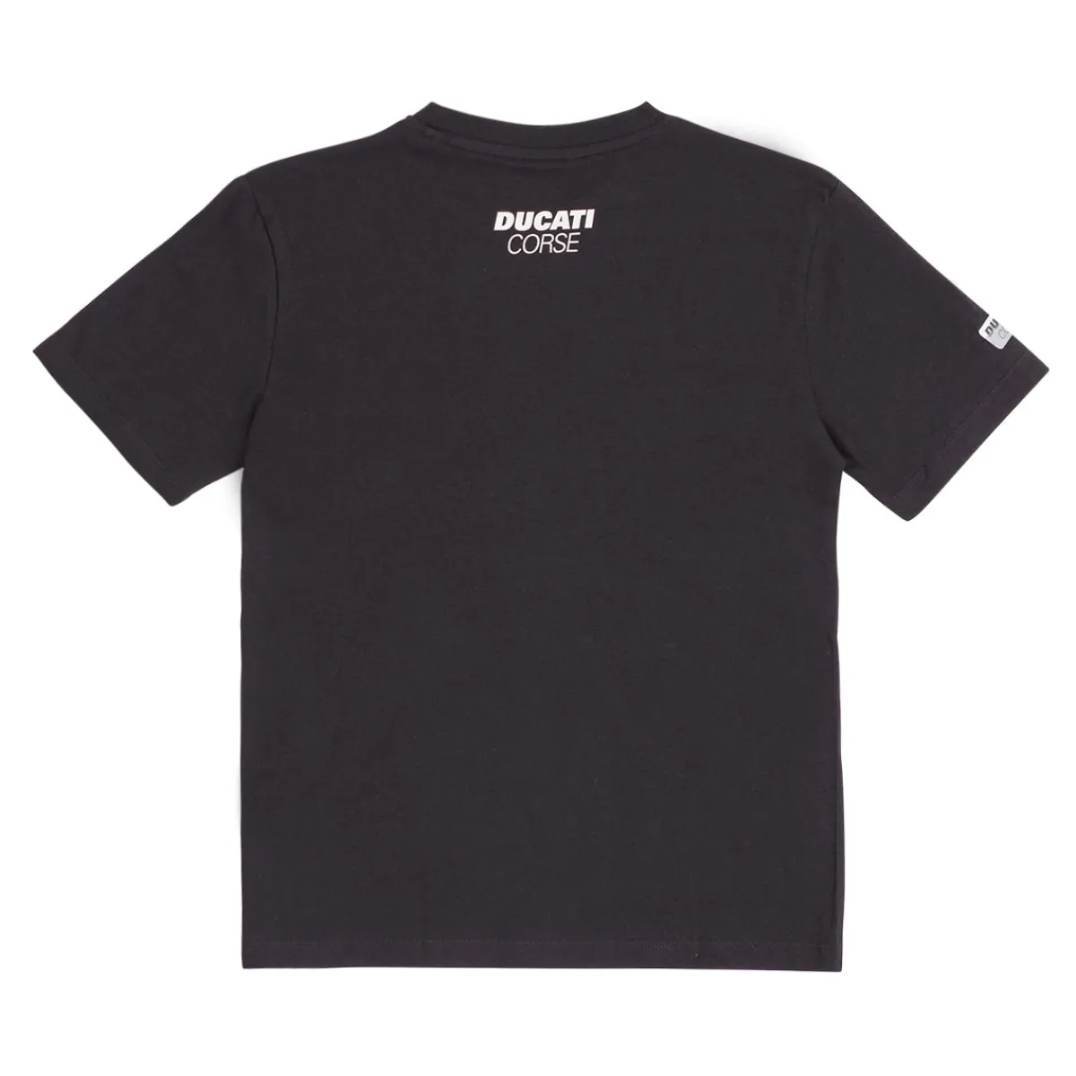 T-shirt nera da Ragazzo con stampa frontale Corse Bambino Abbigliamento Ducati|T-Shirt Bambino