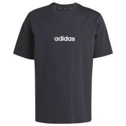 T-shirt nera da Uomo M LIN SJ T Uomo Abbigliamento Adidas|T-Shirt Uomo