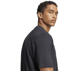 T-shirt nera da Uomo M LIN SJ T Uomo Abbigliamento Adidas|T-Shirt Uomo