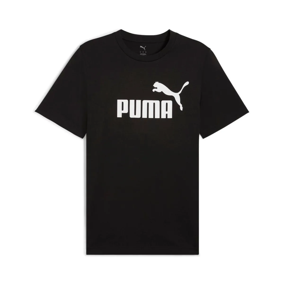 Clearance T-shirt nera da Uomo con logo frontale ESS No. 1 Uomo Abbigliamento Puma|T-Shirt Uomo
