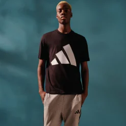 Discount T-shirt nera da Uomo con logo M BL SJ T Uomo Abbigliamento Adidas|T-Shirt Uomo