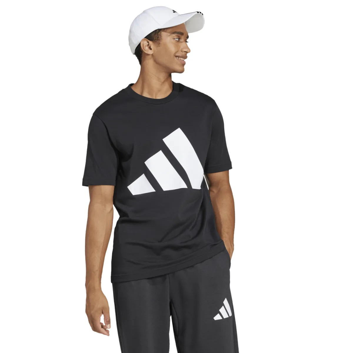 Discount T-shirt nera da Uomo con logo M BL SJ T Uomo Abbigliamento Adidas|T-Shirt Uomo