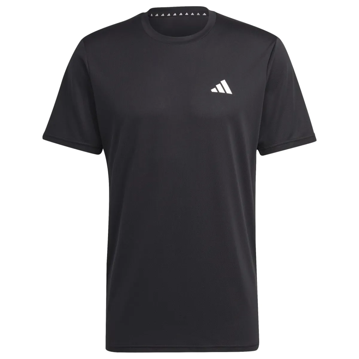 New T-shirt nera da uomo con logo bianco Essentials Training Uomo Abbigliamento Adidas|T-Shirt Uomo