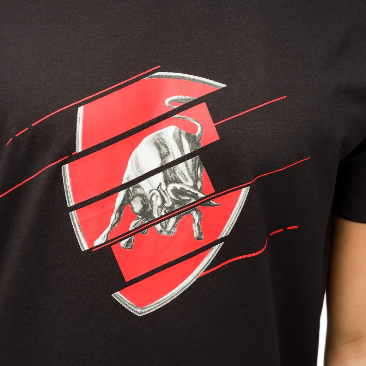 New T-shirt nera da uomo con logo Uomo T-Shirt Uomo|Abbigliamento Sportivo Uomo