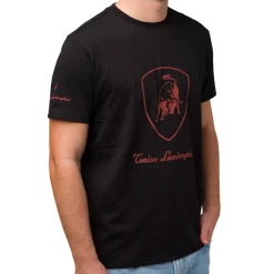 New T-shirt nera da uomo con logo Uomo T-Shirt Uomo|Abbigliamento Moda Uomo