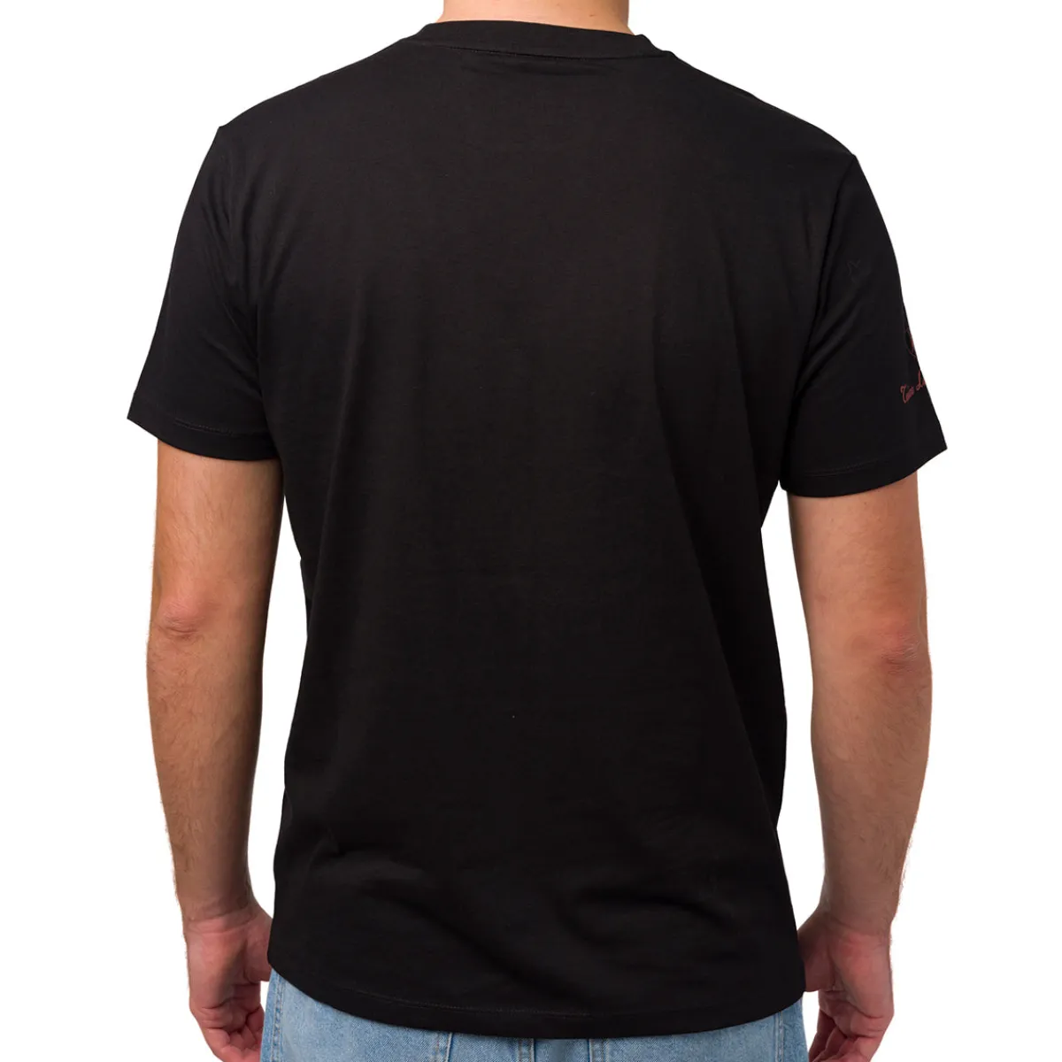 New T-shirt nera da uomo con logo Uomo T-Shirt Uomo|Abbigliamento Moda Uomo