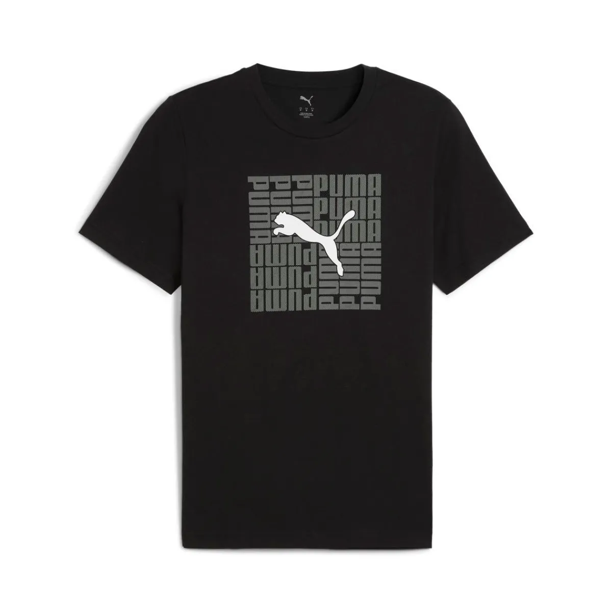 Sale T-shirt nera da Uomo con logo Box Tee Uomo Abbigliamento Puma|T-Shirt Uomo