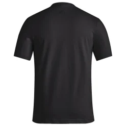 Sale T-shirt nera da uomo Essentials Single Jersey Linear Embroidered Logo Uomo Abbigliamento Adidas|T-Shirt Uomo