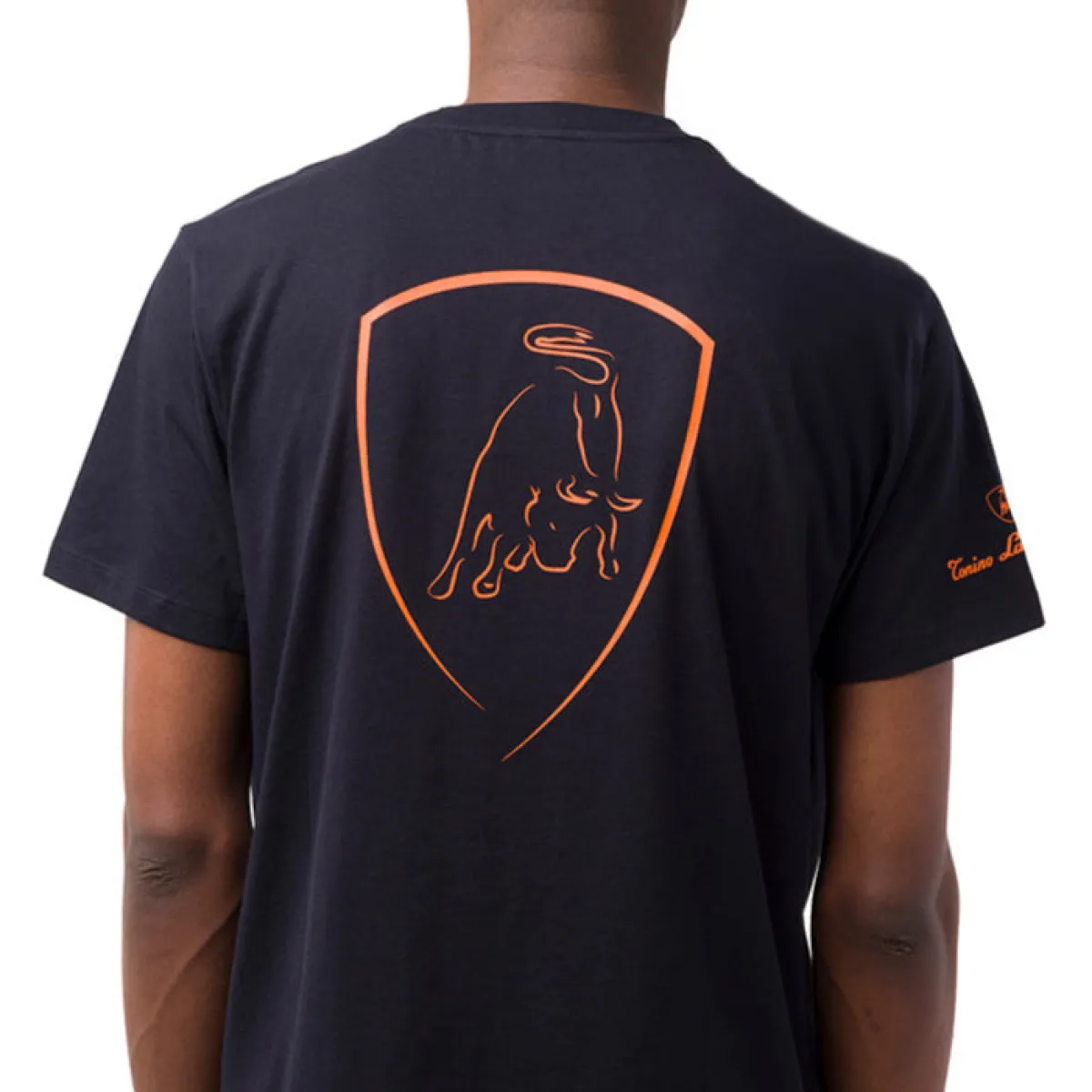 Hot T-shirt nera da Uomo in cotone con logo Uomo T-Shirt Uomo|Abbigliamento Sportivo Uomo