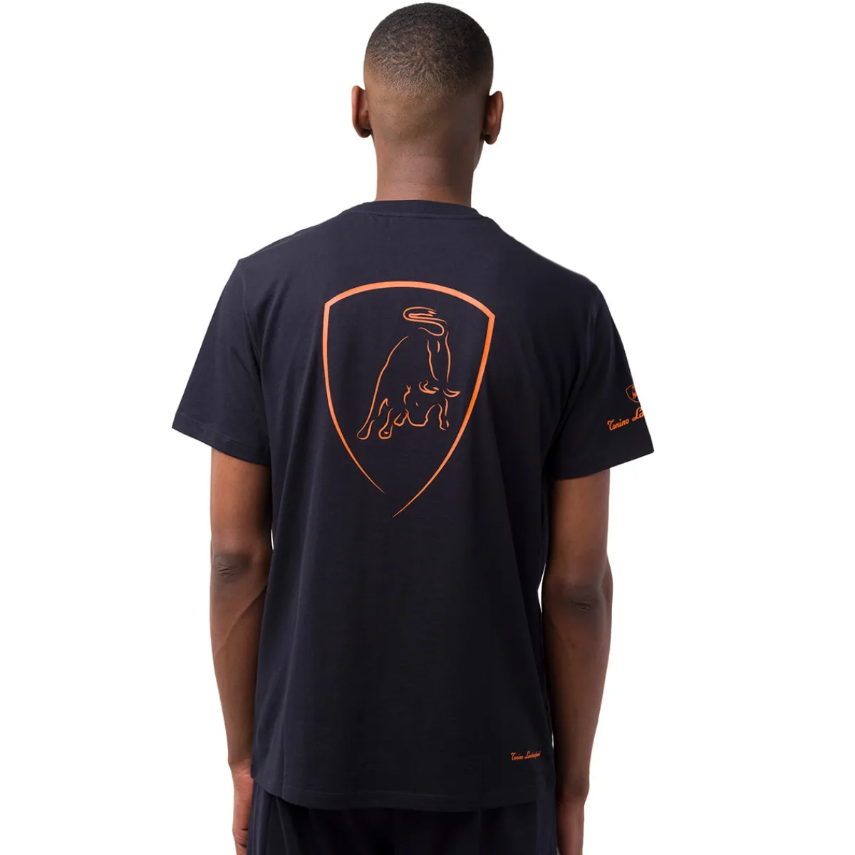 Hot T-shirt nera da Uomo in cotone con logo Uomo T-Shirt Uomo|Abbigliamento Sportivo Uomo