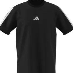 New T-shirt nera da Uomo in cotone con logo Uomo Abbigliamento Adidas|T-Shirt Uomo