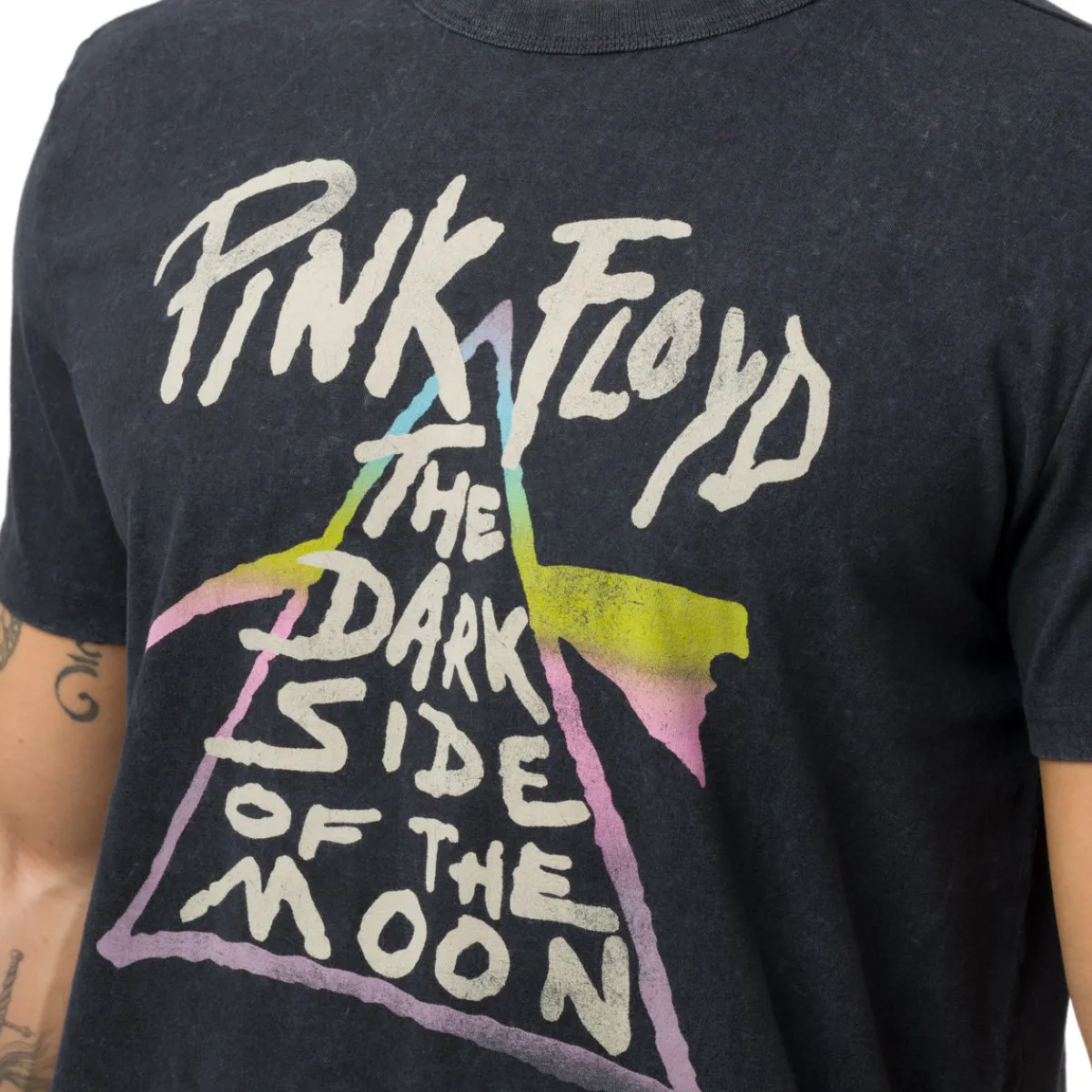 Sale T-Shirt nera Uomo di The Dark Side of the Moon logo prisma Uomo T-Shirt Uomo|Abbigliamento Sportivo Uomo
