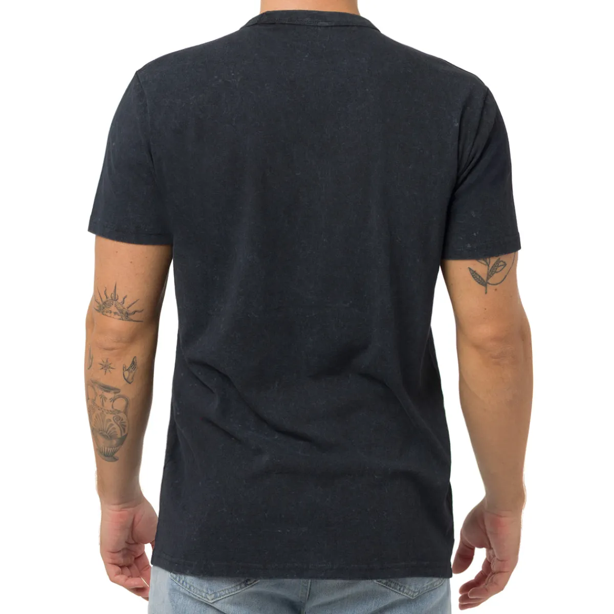 Sale T-Shirt nera Uomo di The Dark Side of the Moon logo prisma Uomo T-Shirt Uomo|Abbigliamento Sportivo Uomo