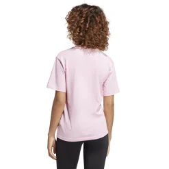 T-shirt rosa da Donna con logo frontale stampato Donna Abbigliamento Adidas|T-Shirt Donna