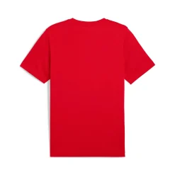 T-shirt rossa da Uomo in cotone con logo frontale in contrasto Uomo Abbigliamento Puma|T-Shirt Uomo
