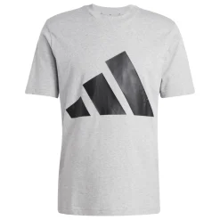 Outlet T-shirt sportiva da uomo grigia con logo nero Uomo Abbigliamento Adidas|T-Shirt Uomo