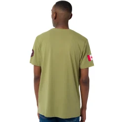 Online T-Shirt verde da Uomo con stampa frontale in contrasto Uomo Abbigliamento Canada Trail|T-Shirt Uomo