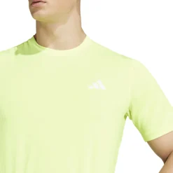 Sale T-shirt verde lime da Uomo con logo frontale Uomo Abbigliamento Adidas|T-Shirt Uomo