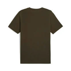 Sale T-shirt verde militare da Uomo con logo Uomo Abbigliamento Puma|T-Shirt Uomo