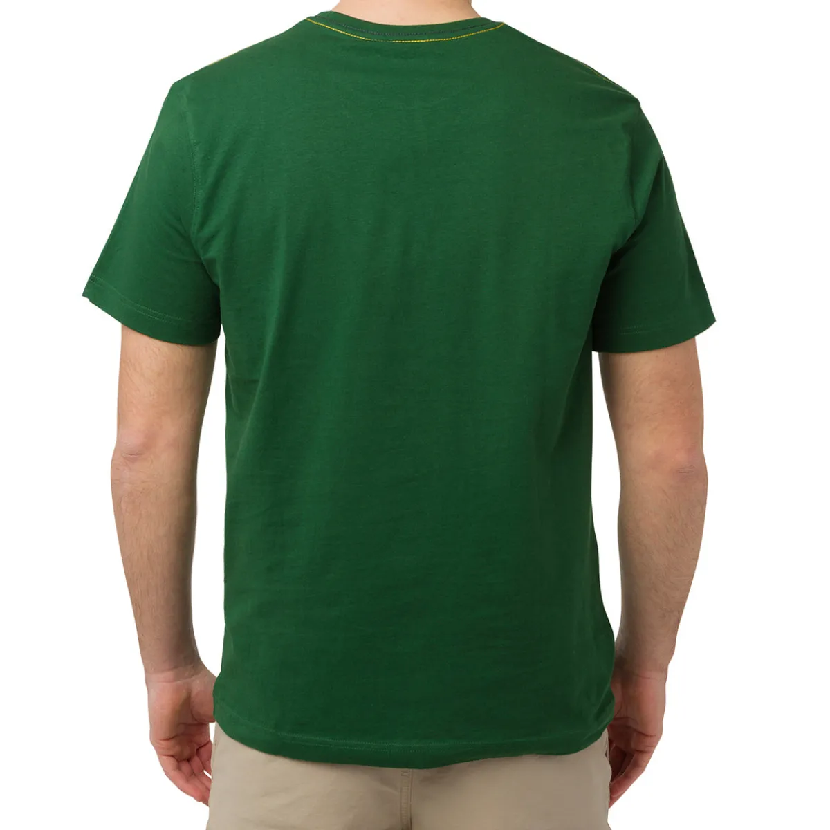 Sale T-shirt Verde scuro da Uomo in cotone con logo Uomo Abbigliamento Navy Sail|T-Shirt Uomo