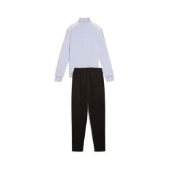 Sale Tuta sportiva nera da Donna con zip Poly Suit Abbigliamento Puma