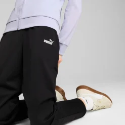 Sale Tuta sportiva nera da Donna con zip Poly Suit Abbigliamento Puma