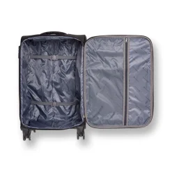 Outlet Valigia cabina nera in tessuto Bagaglio A Mano