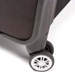 Outlet Valigia cabina nera in tessuto Bagaglio A Mano