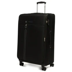 Sale Valigia grande nera in tessuto Valigie Grandi